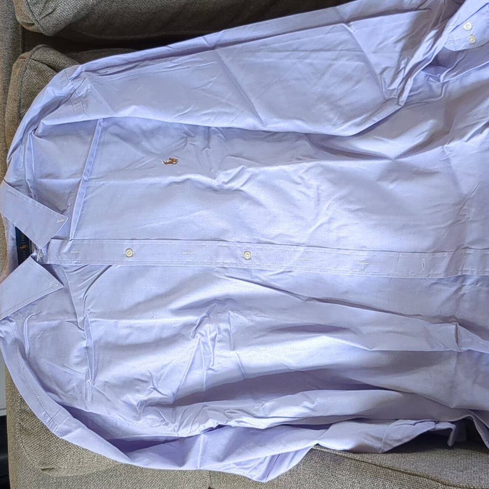 Ralph Lauren purple classic button down. 20 39-39 100% cotton